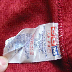 Colorado Avalanche 2000-2001 game worn tagging Colorado Avalanche 2000-2001 game worn tagging