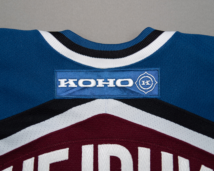 Colorado Avalanche 2000-2001 game worn tagging Colorado Avalanche 2000-2001 game worn tagging
