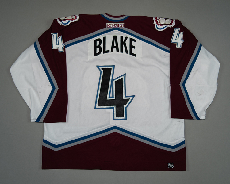 Colorado Avalanche game worn Rob Blake jersey Colorado Avalanche game worn Rob Blake jersey