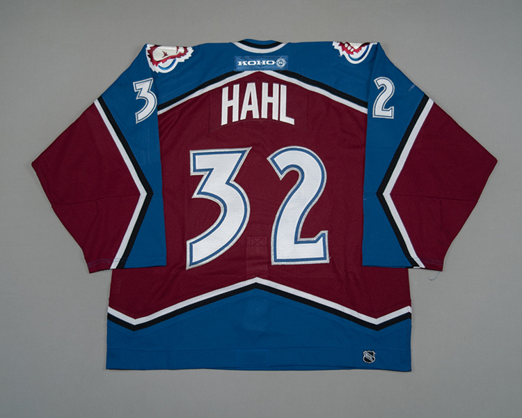 Colorado Avalanche game worn Riku Hahl jersey Colorado Avalanche game worn Riku Hahl jersey