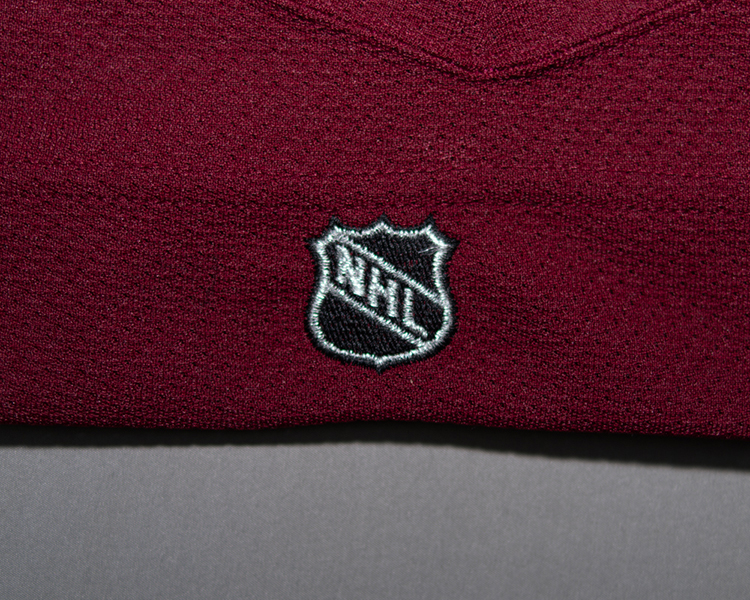 Colorado Avalanche 2001-2002 game worn tagging Colorado Avalanche 2001-2002 game worn tagging