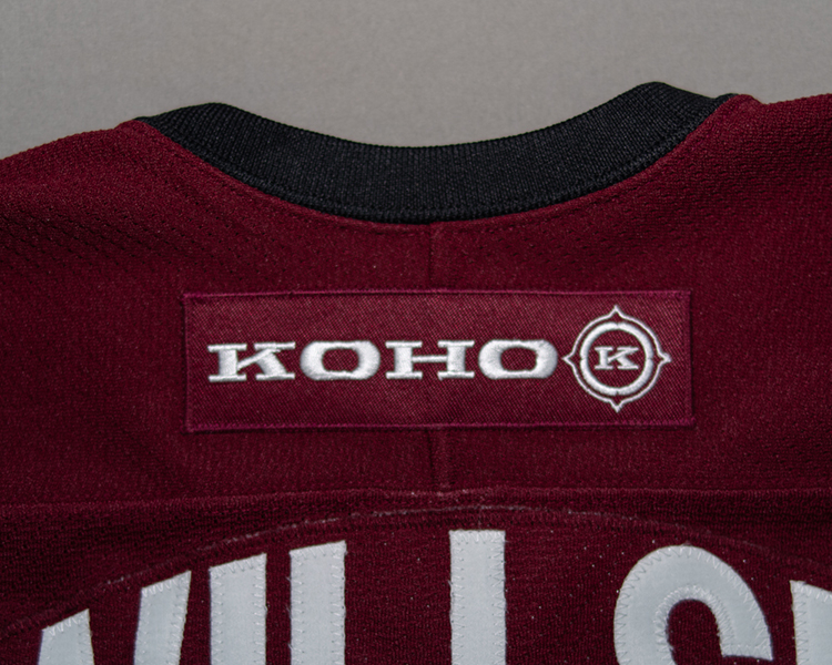 Colorado Avalanche 2001-2002 game worn tagging Colorado Avalanche 2001-2002 game worn tagging