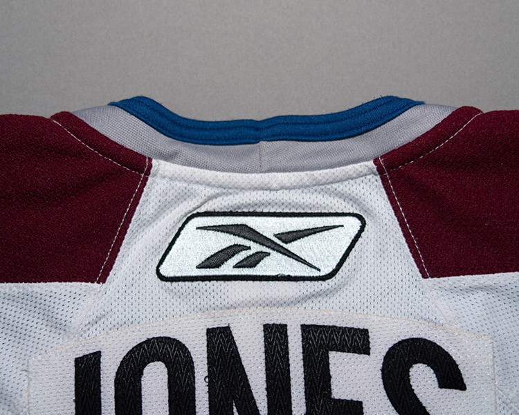 Colorado Avalanche 2010-2011 game worn tagging Colorado Avalanche 2010-2011 game worn tagging