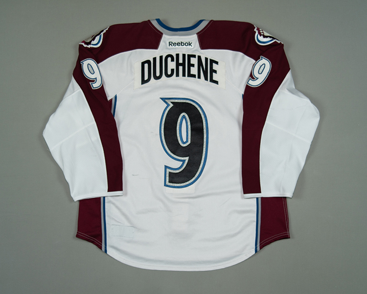 Colorado Avalanche game worn Matt Duchene jersey Colorado Avalanche game worn Matt Duchene jersey