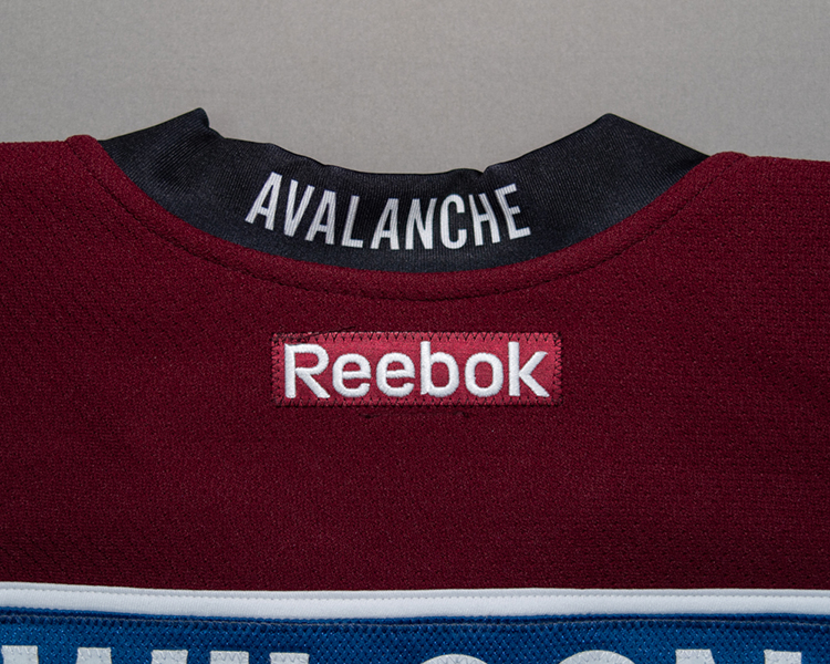 Colorado Avalanche 2011-2012 game worn tagging Colorado Avalanche 2011-2012 game worn tagging