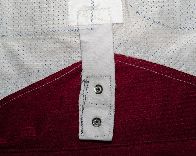 Adam Foote Colorado Avalanche game worn jersey tagging Adam Foote Colorado Avalanche game worn jersey tagging
