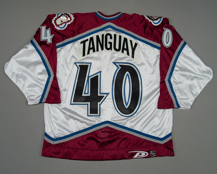 Colorado Avalanche game worn Alex Tanguay jersey Colorado Avalanche game worn Alex Tanguay jersey