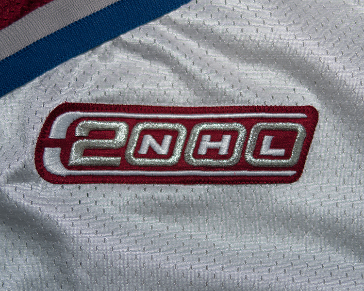 Colorado Avalanche 1999-2000 game worn tagging Colorado Avalanche 1999-2000 game worn tagging